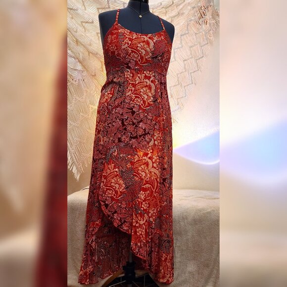 Free People - Forever Yours Smocked Slip Dress - M - Picture 3 of 13